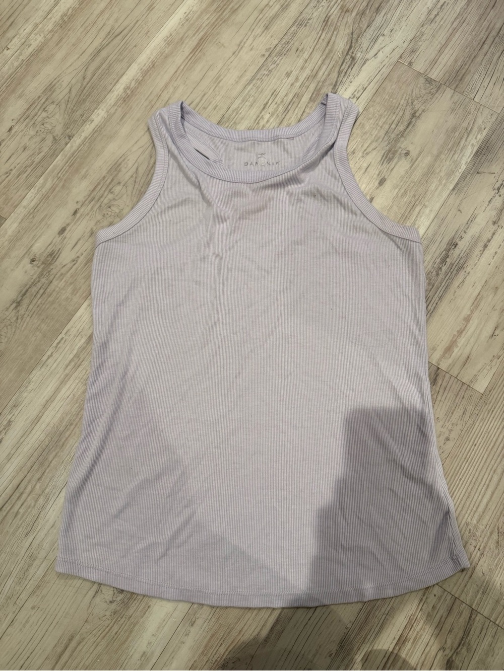 Danskin Lavender Ribbed Tank Top